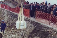 Primera piedra del Edificio de la Escuela de Industriales en el Campus de Las Llamas