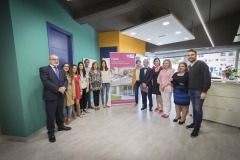 DAVID S. BUSTAMANTE 31/05/2017 SANTANDER/ CANTABRIA El Rector de la Universidad de Cantabria Angel Pazos junto a la Alcaldesa de Santander Gema Igual y la Vicepresidenta del Gobierno de Cantabria Eva Diaz Tezanos inauguran las nuevas instalaciones de la Escuela de Doctorado de la Universidad de Cantabria.
