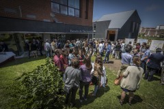 DAVID S. BUSTAMANTE 31/05/2017 SANTANDER/ CANTABRIA El Rector de la Universidad de Cantabria Angel Pazos junto a la Alcaldesa de Santander Gema Igual y la Vicepresidenta del Gobierno de Cantabria Eva Diaz Tezanos inauguran las nuevas instalaciones de la Escuela de Doctorado de la Universidad de Cantabria.
